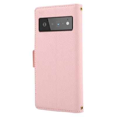 Etui na telefon Tpu Google Pixel Odporna na zarysowania skórzana podstawka z klapką