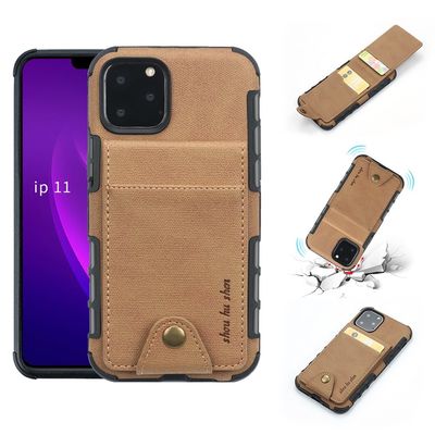 Etui na telefon z zapięciem magnetycznym OEM Odporne na zarysowania etui na telefon z kartą kredytową Iphone 12 Pro