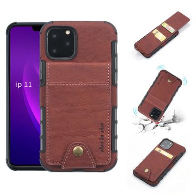 Etui na telefon z zapięciem magnetycznym OEM Odporne na zarysowania etui na telefon z kartą kredytową Iphone 12 Pro