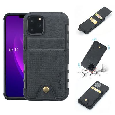 Etui na telefon z zapięciem magnetycznym OEM Odporne na zarysowania etui na telefon z kartą kredytową Iphone 12 Pro