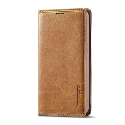 Portfel Etui na telefon Iphone Skórzane etui Czerwone etui na telefon w nowoczesnym stylu