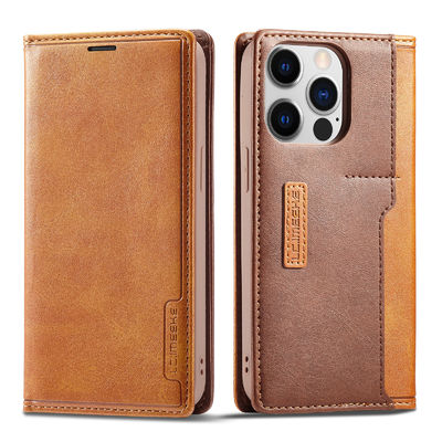 Portfel Etui na telefon Iphone Skórzane etui Czerwone etui na telefon w nowoczesnym stylu
