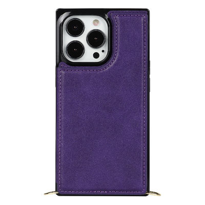 Bezszwowe etui ochronne na iPhone'a z prawdziwej skóry Luksus odporny na zabrudzenia