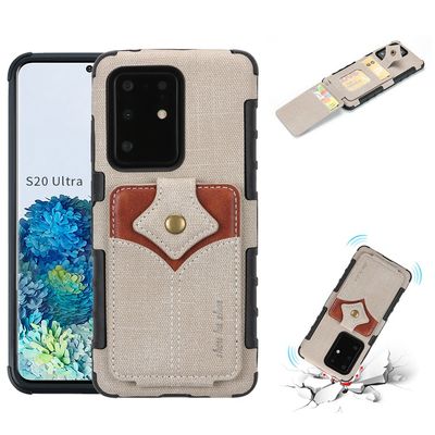 Luksusowe oryginalne etui ochronne Samsung Wielofunkcyjne skórzane etui na telefon