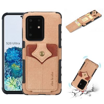 Luksusowe oryginalne etui ochronne Samsung Wielofunkcyjne skórzane etui na telefon