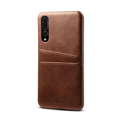 Odporny na zarysowania skórzany portfel na karty OEM / ODM Samsung Phone Case