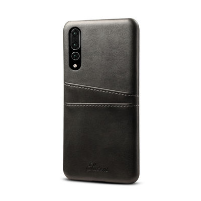 Odporny na zarysowania skórzany portfel na karty OEM / ODM Samsung Phone Case