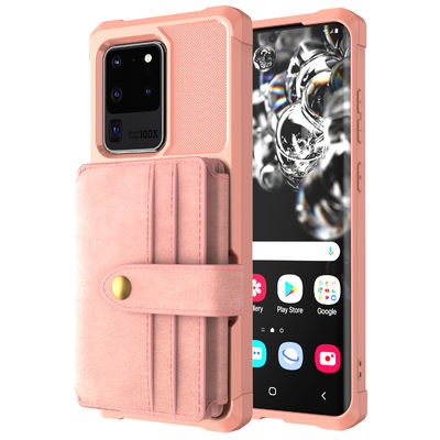 Odporne na wstrząsy futerały ochronne Samsung Odpinany skórzany pokrowiec w stylu retro