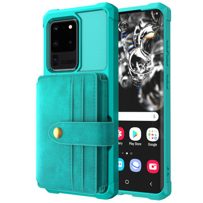 Odporne na wstrząsy futerały ochronne Samsung Odpinany skórzany pokrowiec w stylu retro