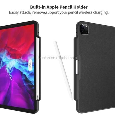12,9-calowe, odporne na wstrząsy etui ochronne na iPada PU Leather Multi Angle