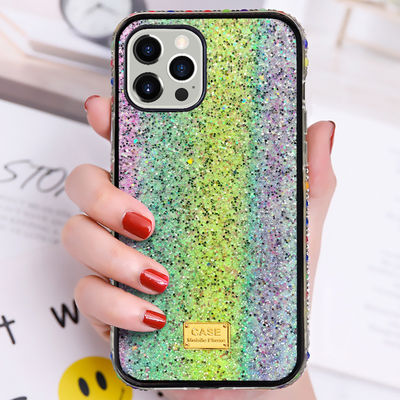 Glossy Pudełko do komórek Luxury Diamond Protection Back Case For IPhone 13 12 Promax